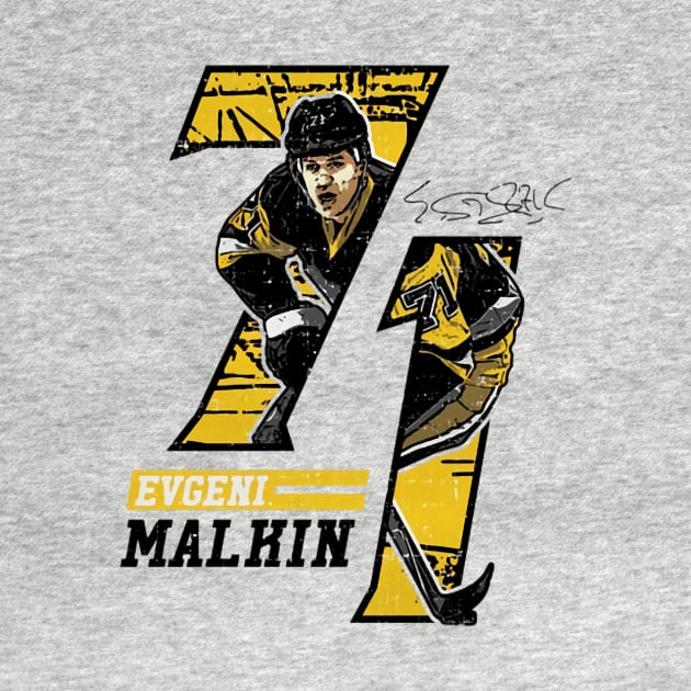 Evgeni Malkin Pittsburgh Offset by Erianna Bee